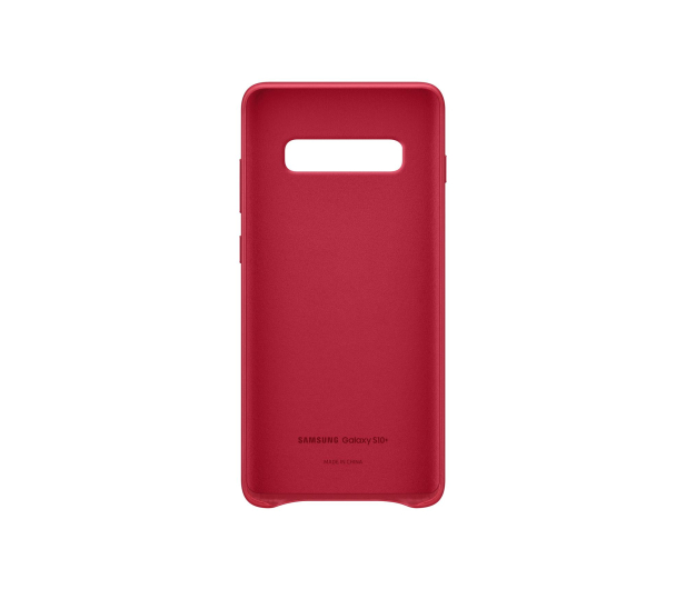 Etui Leather Cover do Samsung Galaxy S10 + czerwone - 478408 - zdjęcie 3